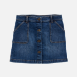 Stretch Denim Skirt