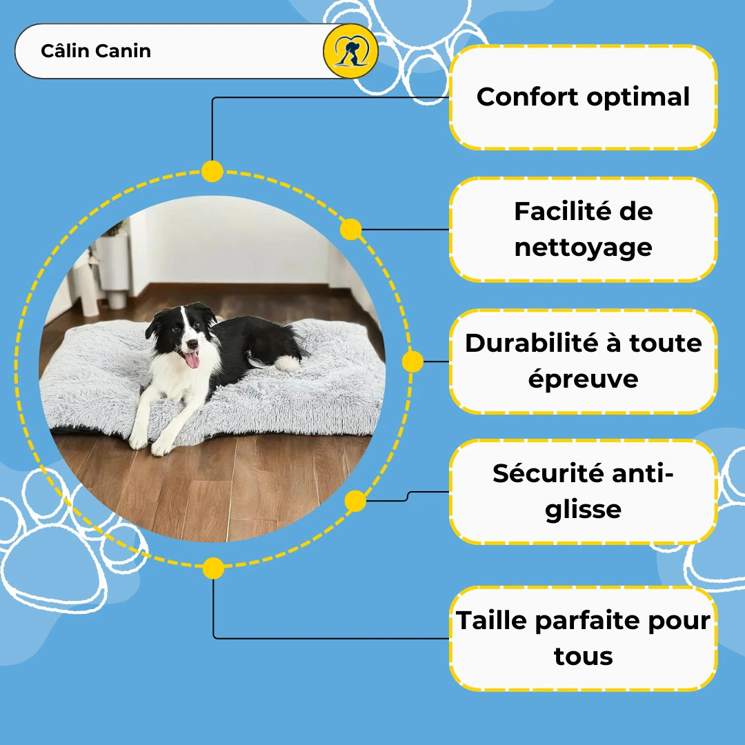 Lit pour chien Calin canin monpetitwoof