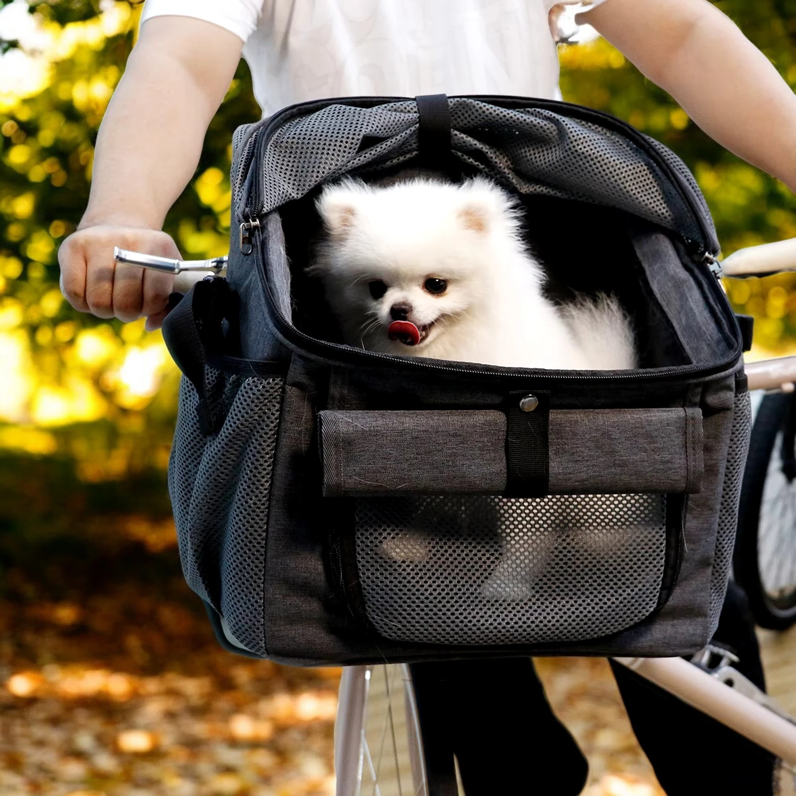 Panier vélo chien CycliPet monpetitwoof